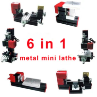 DIY mini metal lathe machine,metal milling tooling metal mini lathe,For Soft Metal like aluminum and copper.