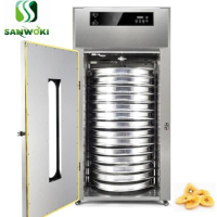 15 Layers rotating type tea Dehydrator air Dryer grain Food Drying Machine Fruit Dehydrator Stainless Steel Dehydration Machine