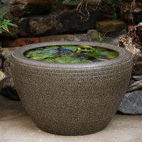 免運 花盆 陶瓷魚缸水缸養魚陽臺睡蓮荷花缸室外庭院陶瓷大缸魚缸老式大水缸特惠/開立發票M0911