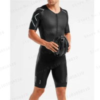 zxuful Cycling Skin Suit For Men Triathlon Professional Cycling Skinsuit High Elasticity Cycling Triathlon Jumpsuit Bike Suit