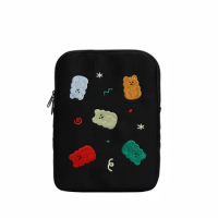 Cute Embroidered Soft Tablet Liner Sleeve Pouch Bag for Kindle Case for IPad Mini 2/3/4 Air 1/2 Pro 9.7 Cover for IPad Air Pro