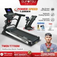 TWEN T7700M Treadmill Elektrik Treadmill Listrik Treadmill Multifungsi Treadmill Murah Treadmil T770