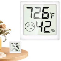 Mini Digital Thermometers Hygrometer Digital Electronic Temperature Humidity Meters Gauge Digital Electronic Meters For Freezer
