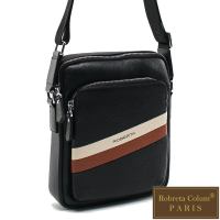 【Roberta Colum】真皮極簡雅痞款休閒直式側背包-大款