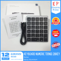 Keypad Numeric Wireless TD960 Numpad Bluetooth Keyboard Angka 28 Key