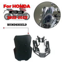 MTKRACING Motorcycle Accessories For HONDA ADV 160 Adv160 2020-2023 Front Windshield Acrylic Windscreen Wind Deflector