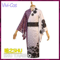 Vivi-Cos Anime Vtuber NIJISANJI Shu Yamino Cool Handsome Kimono Cosplay Halloween Unisex Costume Role Play Carnival New