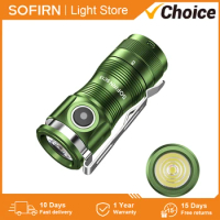 Sofirn-SC13 SST40 LED 1300lm Mini Tactical 18350 Keychain Flashlight 6000K
