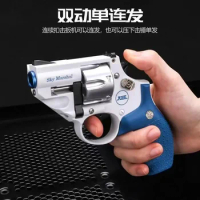 New Sky Marshal Toy Gun Alloy Revolver Launcher Soft Bullet Pistol Burst Weapon Model Airsoft Pneumatic Pistola For Adluts Kids