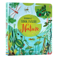 Usborne Look Inside Nature, Children's books aged 3 4 5 6, English picture book, 9781474939591
