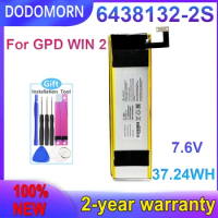 DODOMORN New 6438132-2S Battery For GPD WIN2 WIN 2 / WIN1 WIN 1 / Pocket 1 Pocket1 / Pocket2 Pocket 2 Laptop Fast delivery