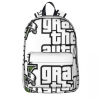 GTA5 Backpack Waterproof Children School Bag Laptop Rucksack Travel Rucksack Large Capacity Bookbag