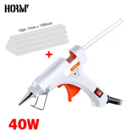 40w Hot Melt Glue Gun for 7mm Glue Stick Industrial Mini Glue Guns Thermo Electric Heat Temperature Tools