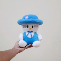 Boneka Hello Kitty Biru Gemoy Size 23 cm/ Boneka Hello Kitty