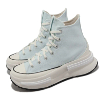 【CONVERSE】厚底帆布鞋 Run Star Legacy CX HI 男鞋 女鞋 藍 高筒 休閒鞋(A05487C)