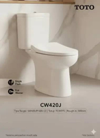 Promo Kloset TOTO CW420J Tutup TCW07S Ecowasher Complete Set
