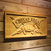 Chivas Regal 12 Whisky 3D Wooden Signs