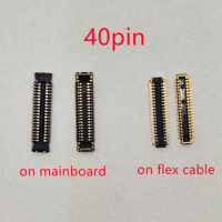 10pcs LCD Display FPC Connector On Board For Xiaomi Redmi Note8pro Note 8 7 Pro Hongmi 7pro 8Pro Note 7 8 Screen Plug 40pin