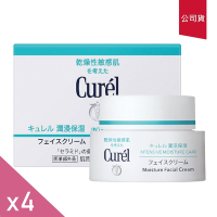 (4入組)Curel珂潤 潤浸保濕深層乳霜40gx4