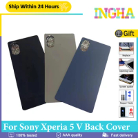 Original Back Battery Cover For Sony Xperia 5 V Back Cover XQ-DE54 Rear Door Housing Case For Sony Xperia 5V Replacement Parts