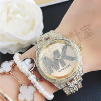 Jam Tangan Wanita 女士休閒石英手錶 Diamond M.K 防水手錶【亞德機械五金家居】