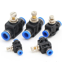 OD 4mm 6mm 8mm 10mm 12mm Pneumatic Airflow (M.STOCK) Regulator Air Hose Tube Gas Flow Adjust Valve C