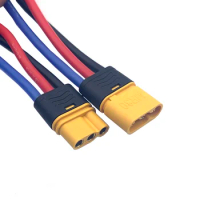 MR30 Cable Connector Male Female MR30-F/M 3Pin Plug with Sheath Cover 18AWG Silicon Wire for RC Lipo Battery FPV Drone