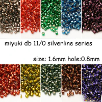 Ornament Japan Miyuki Delica Beads 1.6mm Seed Beads Silverline Series 10G