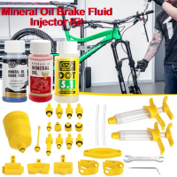 Bicycle Brake Mineral Oil ，Bicycle Hydraulic Disc Brake Oil Bleed Kit ，Mineral Oil Shimano MTB Road Bike Brake Repair Tool