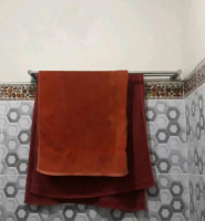 Set Jemuran Tempel Dinding Stainless Minimalis Gantungan Handuk Kamar Mandi stainless sus 304 garans