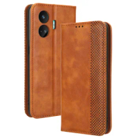 Realme GT NEO 5 SE NEO5 Retro Leather Flip Case Luxury Wallet Book Magnetic Full Cover For Realme GT NEO5 SE Phone Funda Bags