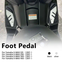 For Yamaha X Max XMax 125 250 300 400 Motorcycle Footrest Step Footboard Footpads Pedal Plate Foot Pegs XMax125 XMax250 XMax355