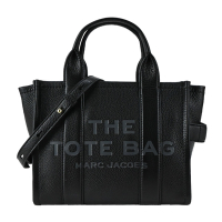 MARC JACOBS THE LEATHER MINI TOTE 皮革兩用托特包-迷你/黑