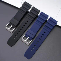20mm 22mm Silicone Strap For Seiko SKX007 SRP777J1 CITIZEN Diving Sport Watch Band Waterproof Universal Wrist Bracelet Wrist