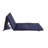 Sajadah Sandar SAHADA Multifungsi Untuk Sandar / Sender / Duduk / Lipat - Asyraf Hitam - BLACK Custo