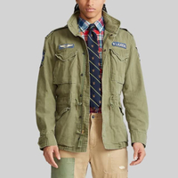 เสื้อแจ็คเก็ต Cotton Twill Field Jacket MNPOOTW16020209 สีเขียว