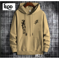 Áo hoodie HITAM miễn phí, chữ đen TT Nhật Bản Hayabusa Kirka, áo len mới nhất cho nam nữ