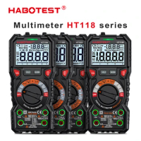 HABOTEST HT118A/C/D/E Digital Multimeter High Precise Multimetro Tester Auto Range NCV Hz Ture RMS 1000V AC/DC 6000 Counts