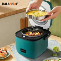 1.2L New Mini Rice Cooker Small 1-2 Person Rice Cooker Household Single Kitchen Small Household Appliances WIth Handle EU Plug