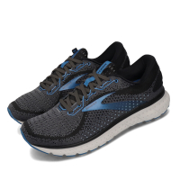 Brooks 慢跑鞋 Glycerin 18 2E 寬楦 男鞋 黑灰 藍 運動鞋 高足弓 避震 1103292E064