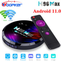 WOOPKER H96 MAX X4 S905X4 Smart TV Box Android 11.0 4GB 64GB 4K60FPS HD Youtube Google Media Player H96 Max X4 TV Box