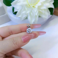 M126 Mặt Dây Chuyền Xoàn Xi Kim ( phù hợp với dây nhỏ mỏng )