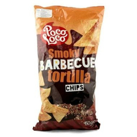 Camilan Poco Loco Tortilla Barbecue Salted Cool Original Nacho Cheese Salsa Dip BBQ Medium Guacamole