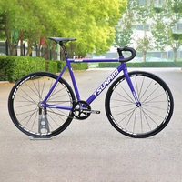 Fixie Fixed Gear Bike Tsunami Track Single Speed Racing Bicycle 700C SNM100 Aluminum Alloy Frame Cycling Parts Customizable