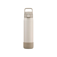 TIGER虎牌【提把彈蓋式】運動型保溫瓶 800ml (MED-A080)-象牙白