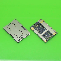 ChengHaoRan 1 Piece new replacement sim card socket connector for DOOV L1M and for ZTE QING YANG 3 G719C Tray slot.KA-203