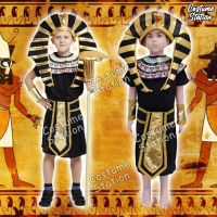 Kostum Firaun Mesir / Costume Pharaoh Egypt Anak Laki Pasti Promo