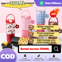 750ML Botol termos model baru 316 stainless steel kapasitas besar dengan desain menarik, botol es be