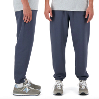 【NEW BALANCE】男款 深藍色 慢跑 休閒 口袋 棉褲 長褲 AMP41505GT