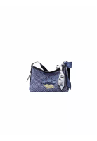 FION Minions Jacquard with Leather Shoulder Bag